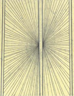 Mark Grotjahn - Untitled (Cream Butterfly)