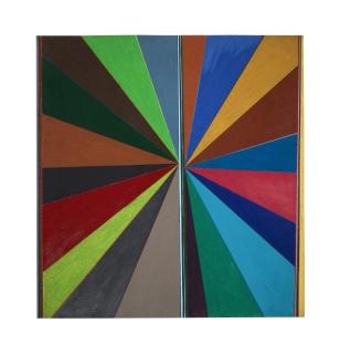 Mark Grotjahn - Untitled (Full Color Butterfly #720)