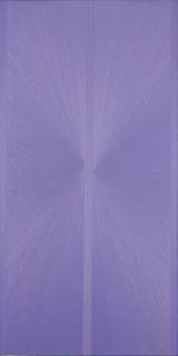 Mark Grotjahn - Untitled (Lavender Butterfly Jacaranda over Green)