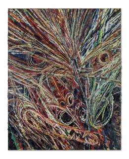 Mark Grotjahn - Untitled (Mouth of Japanese Tiger 41.41)