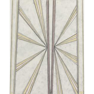 Mark Grotjahn - Untitled (Pink Cuntess)