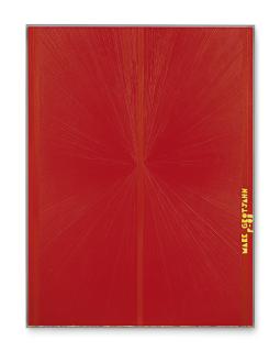 Mark Grotjahn - Untitled (Red Butterfly II Yellow MARK GROTJAHN P-08 752)