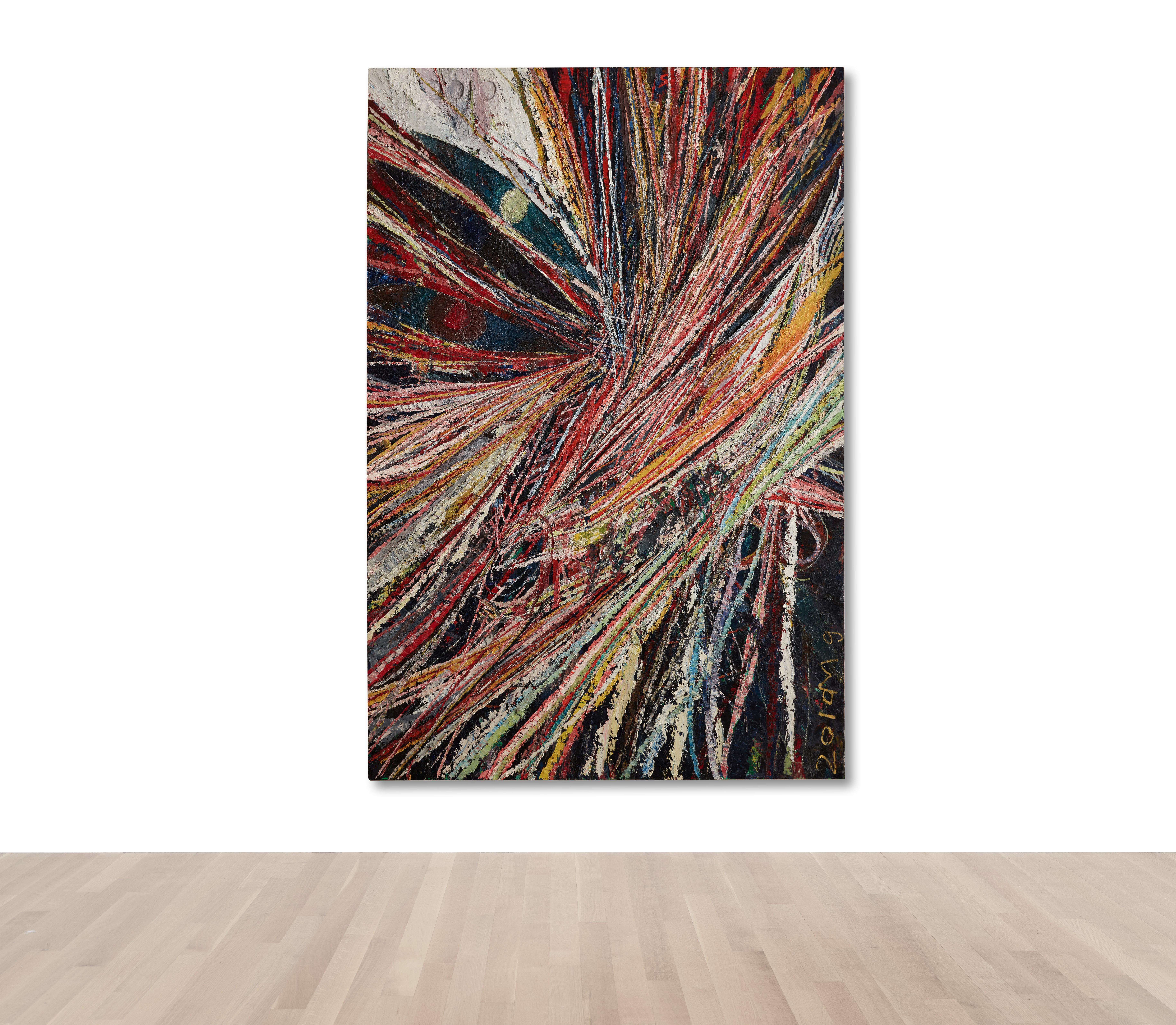 Mark Grotjahn - Untitled (Side Swiped and Carved Face 41.32)