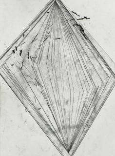 Mark Grotjahn - Untitled (White Diamond)