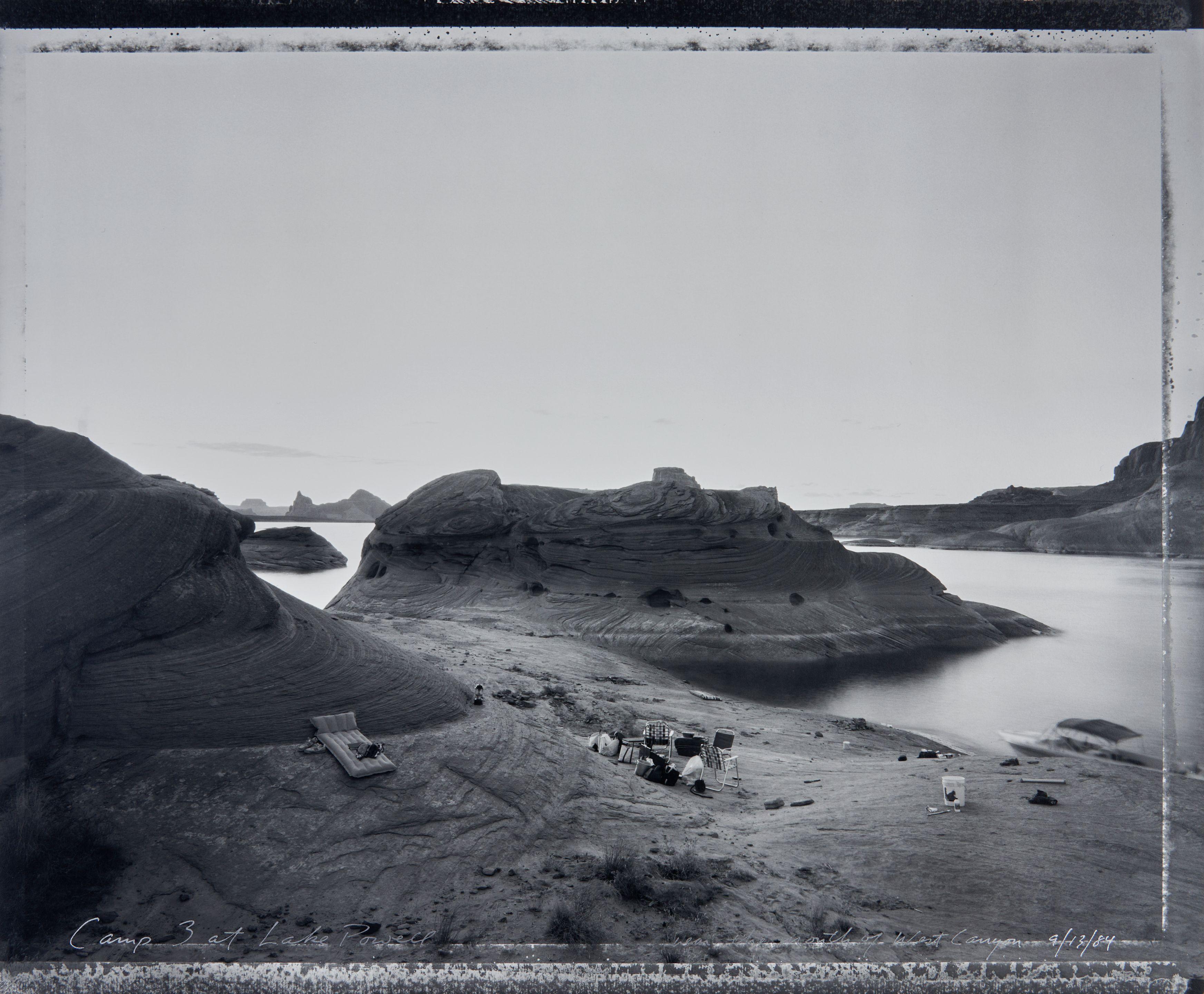 Mark Klett - Camp 3 at Lake Powell, Near the Mouth of West Canyon
