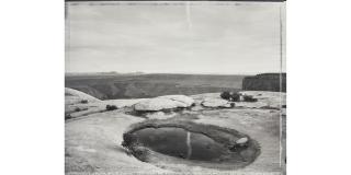 Mark Klett - Small Pool and Contrail, Muley Point Utah
