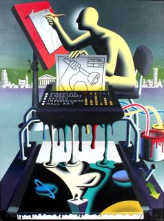 Mark Kostabi - Automatic painting