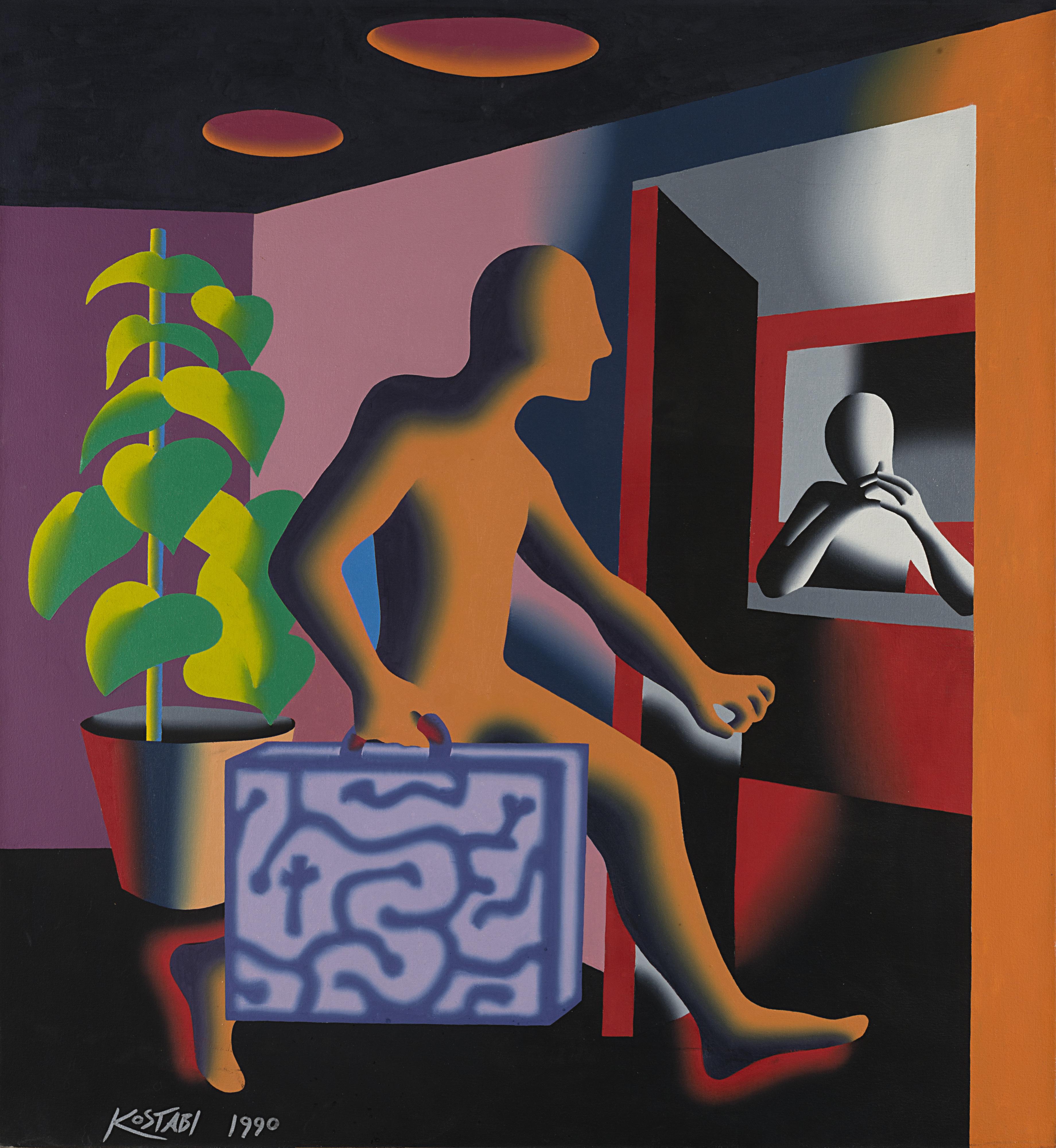 Mark Kostabi - Brain division room 222