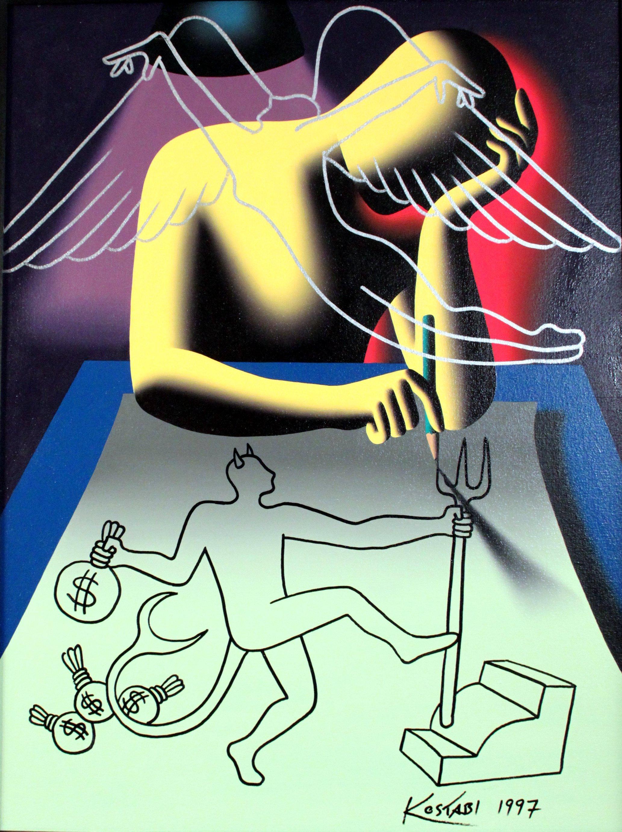 Mark Kostabi - Diabolique for Amano