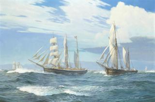 Mark Richard Myers - Sailing Vessels In Open Water