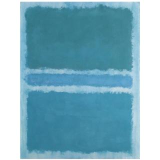 Mark Rothko - Untitled (Blue Divided By Blue)