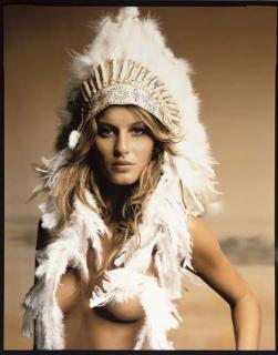 Mark Seliger - Gisele, Cross Eyed Studio, New York City, 2000