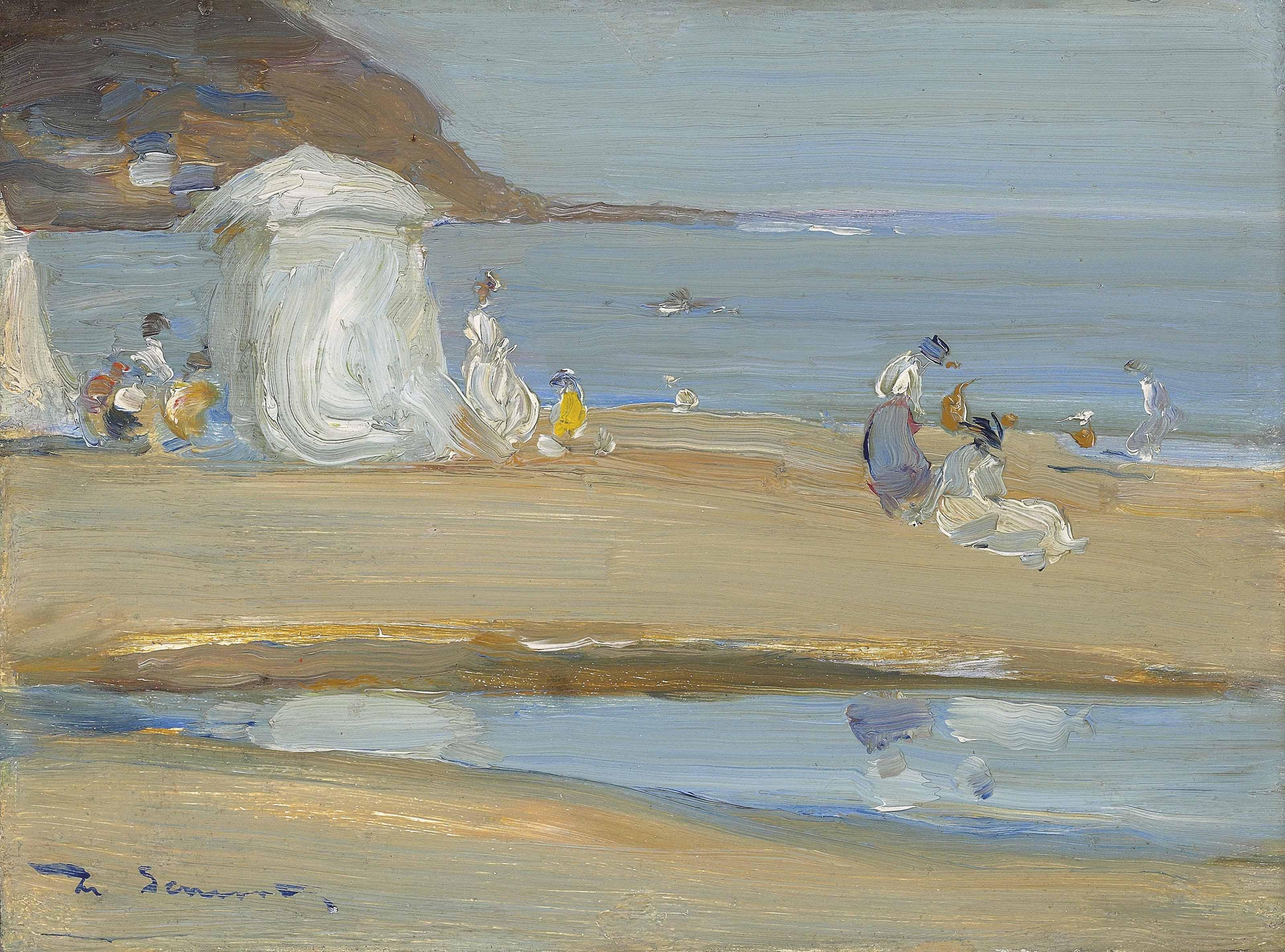 Mark Senior - The beach at Runswick Bay