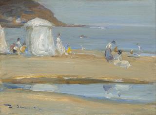 Mark Senior - The beach at Runswick Bay