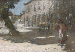 Mark Senior - The fruit seller; and A stroll through the village
