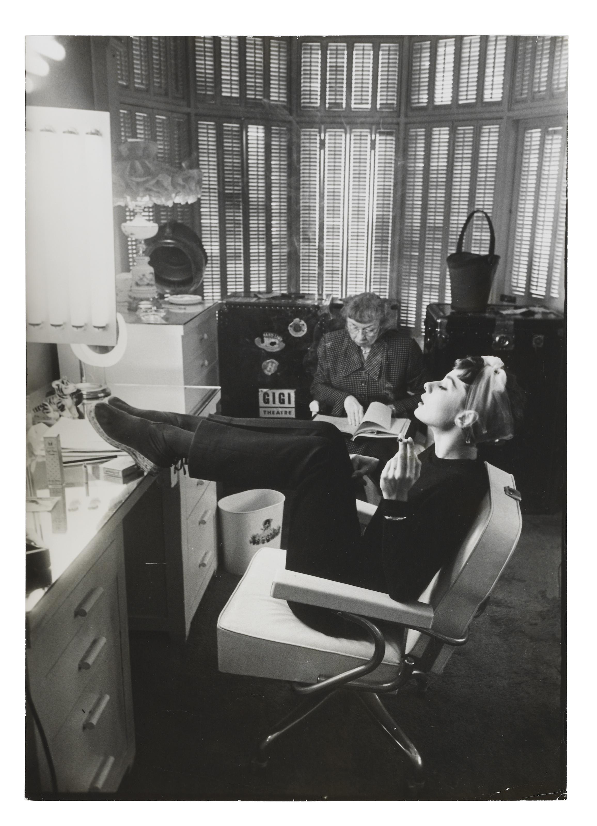 Mark Shaw - Audrey Hepburn for Life Magazine during filming of the 1954 Paramount production Sabrina, Los Angeles November 1953