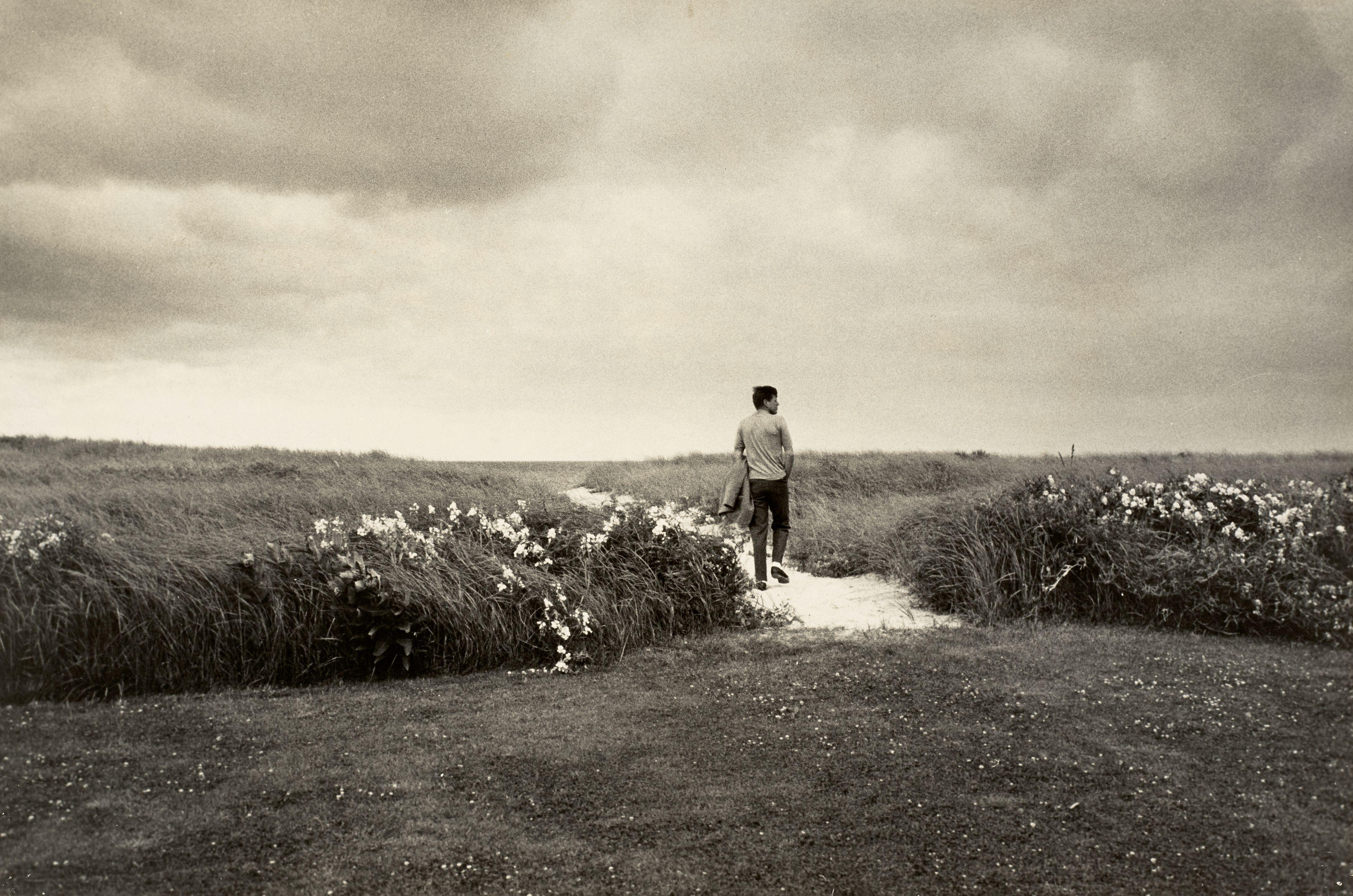Mark Shaw - John F. Kennedy on Dunes, Hyannis Port, Massachusetts