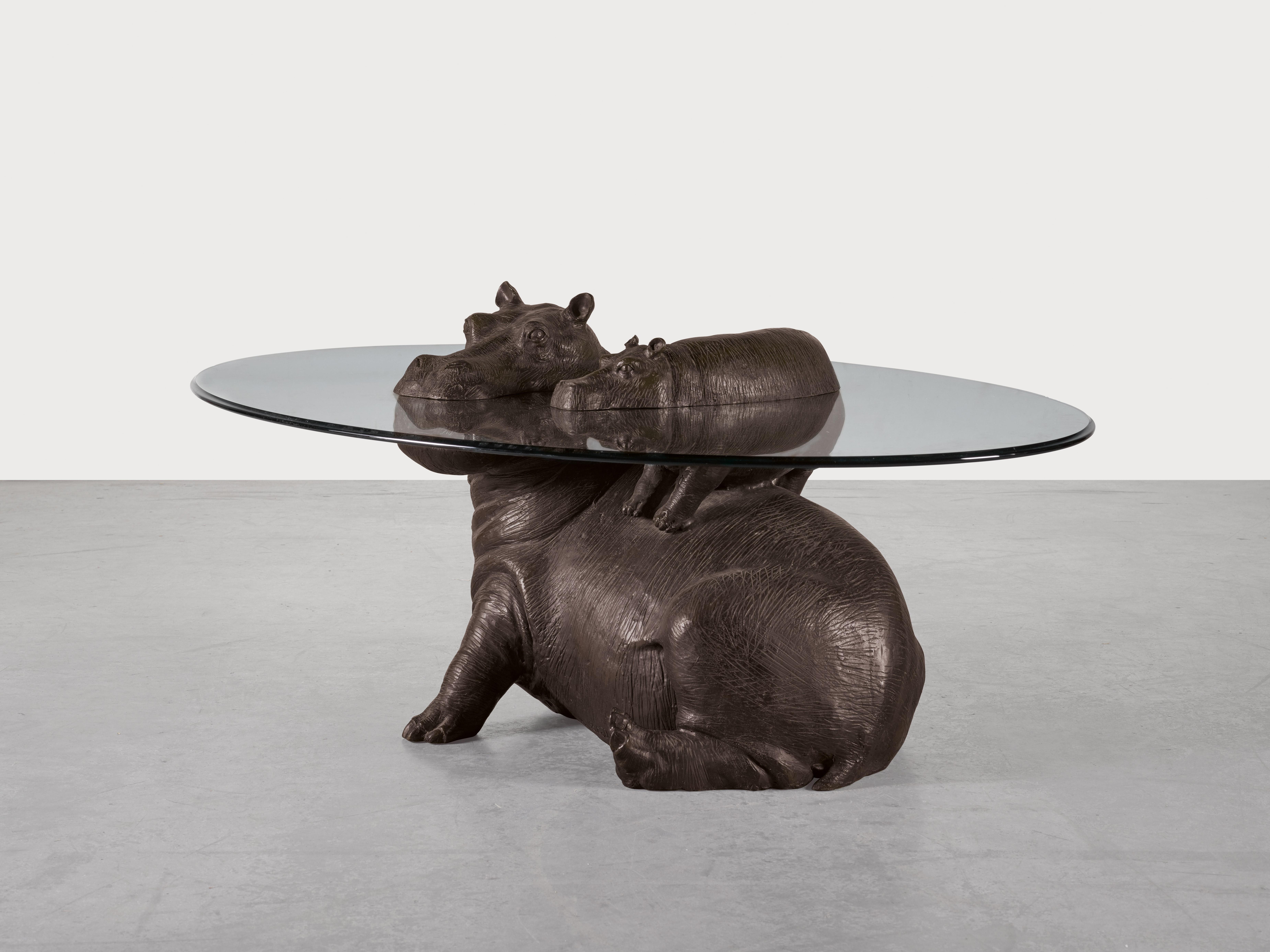 Mark Stoddart - Hippo & Baby Coffee Table  2001