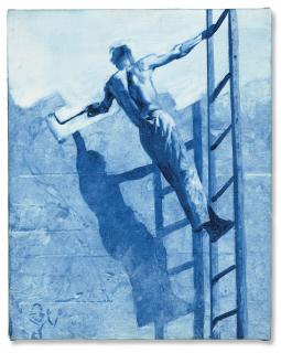 Mark Tansey - Iconoclast (Study for Triumph Over Mastery II)