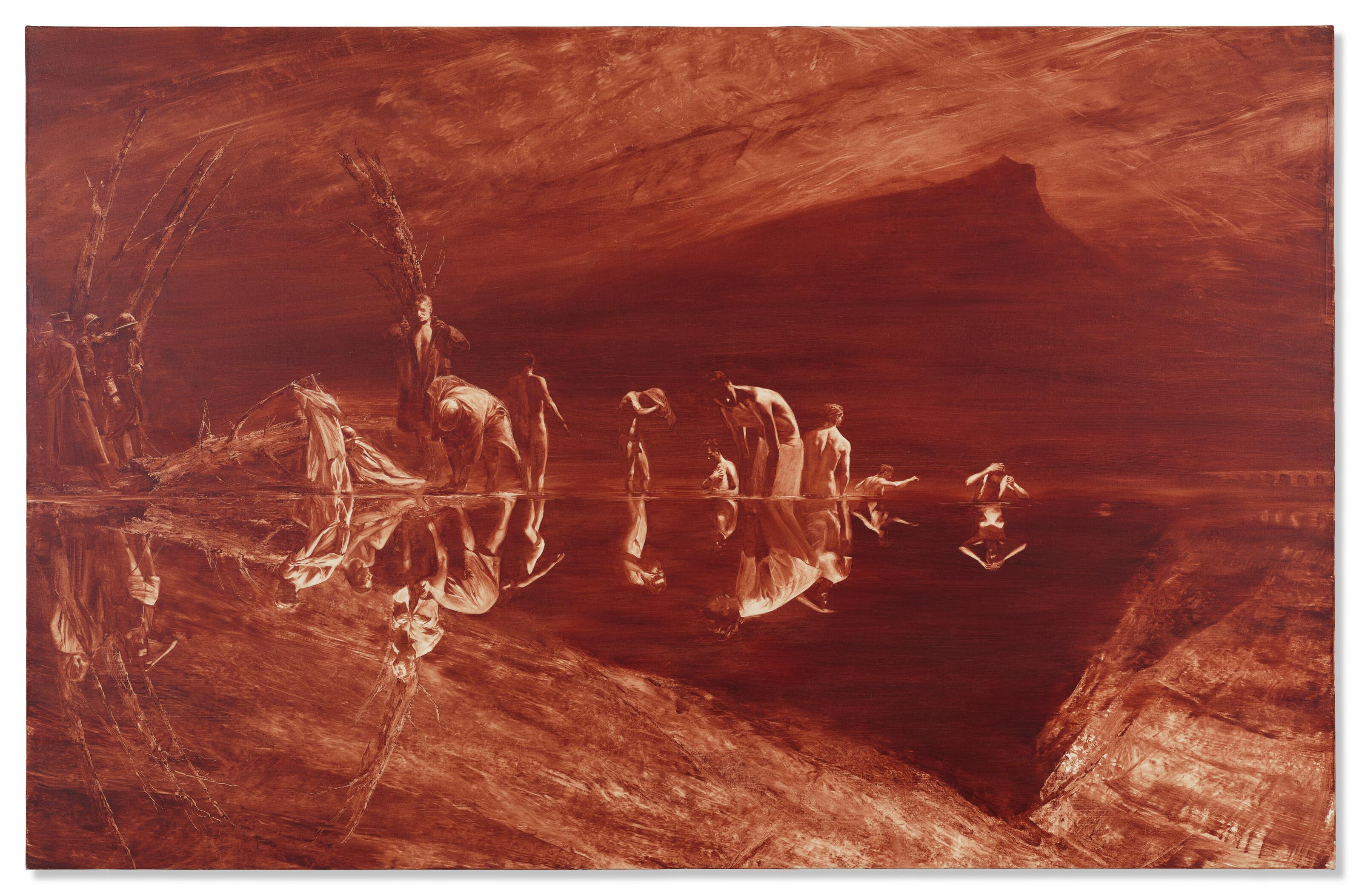 Mark Tansey - Mont Sainte-Victoire #1