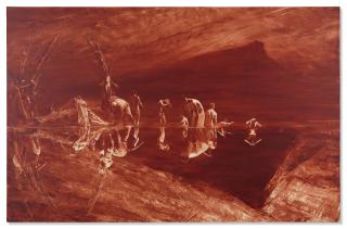Mark Tansey - Mont Sainte-Victoire #1