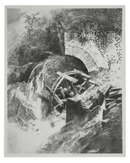 Mark Tansey - Repairing the Wheel