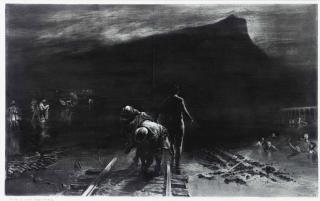 Mark Tansey - Study For Shades Of Mont Sainte Victoire