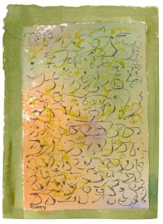 Mark Tobey - Cadre vert