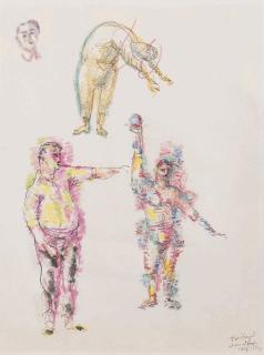Mark Tobey - Sans titre (Twirling man study)