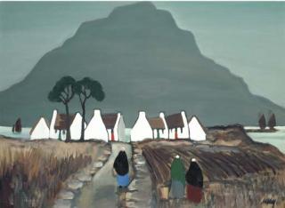 Markey Robinson - Celestial Homes, Co. Kerry, Overlooking Macgillycuddy\'S Reeks