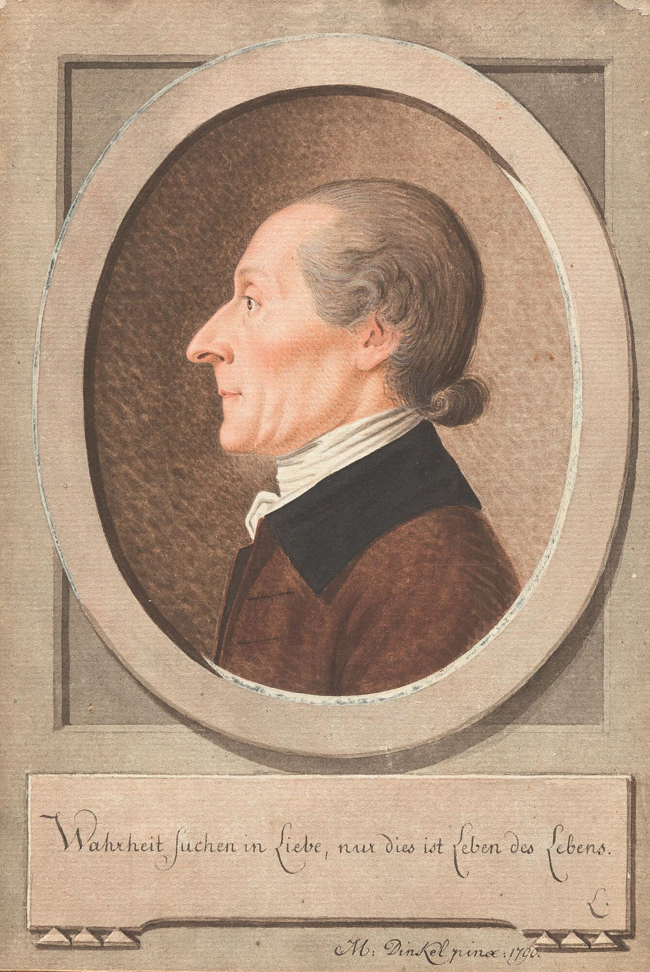 Markus Dinkel - Bildnis des Johann Caspar Lavater.