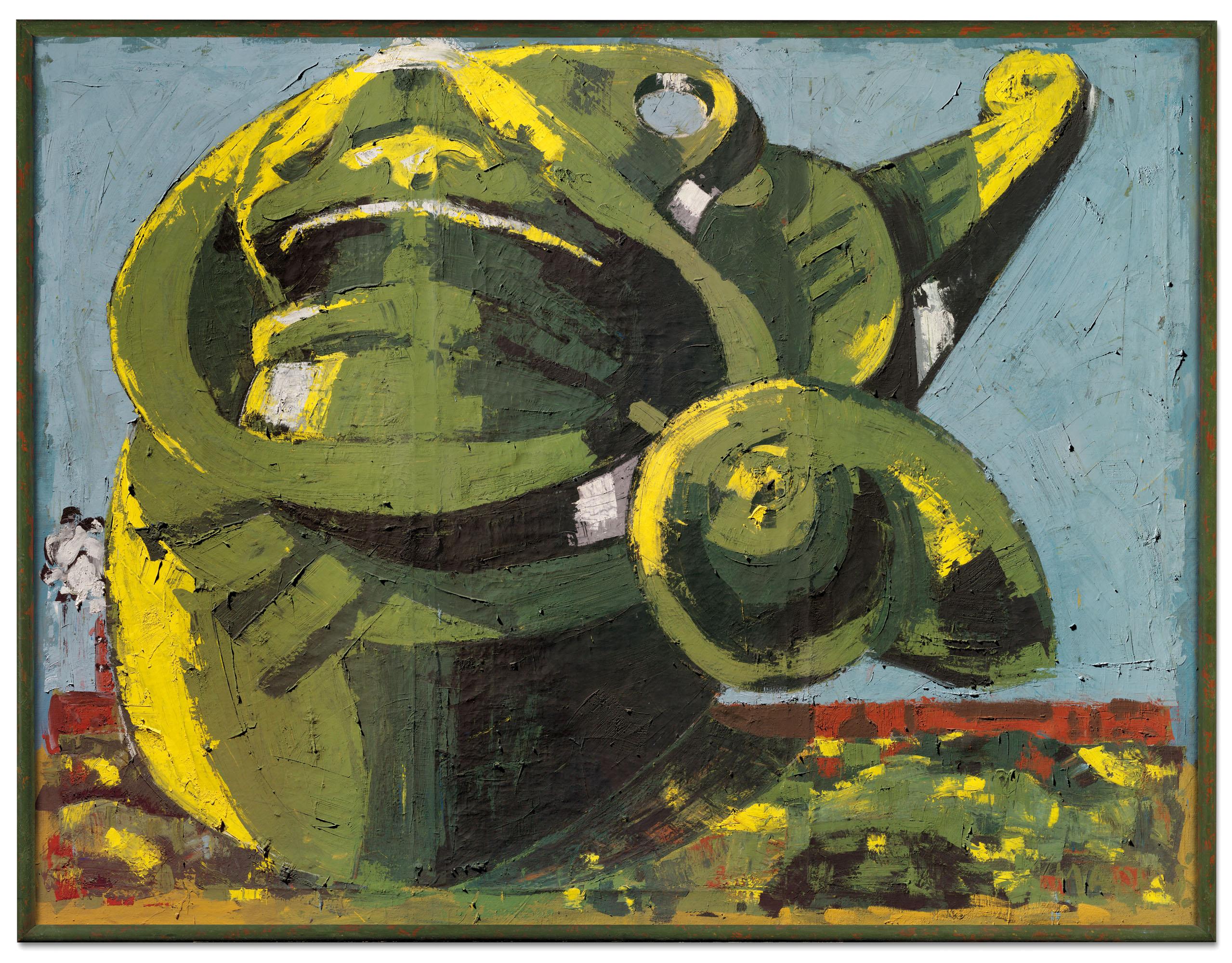 Markus Lüpertz - Arrangement für eine Mütze I- dithyrambisch (Arrangement for a Cap I- dithyrambic)