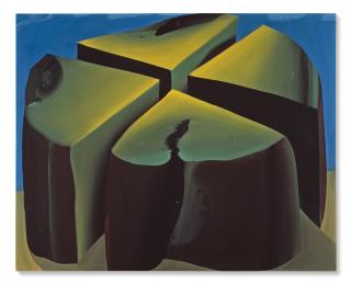 Markus Lüpertz - Baumstamm