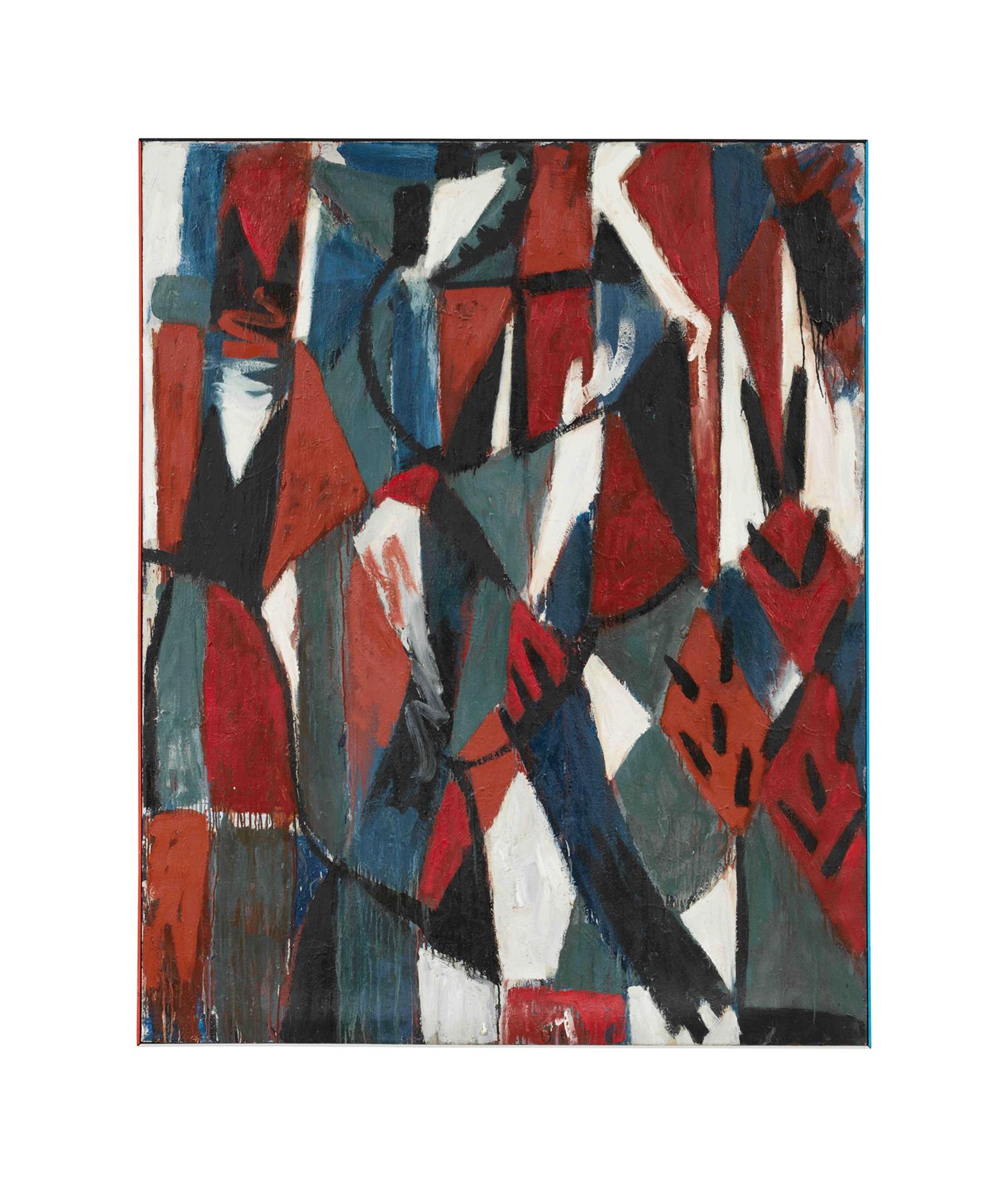 Markus Lüpertz - Blumen am Fenster