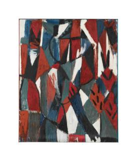 Markus Lüpertz - Blumen am Fenster