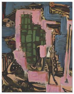 Markus Lüpertz - Großes grünes Fenster