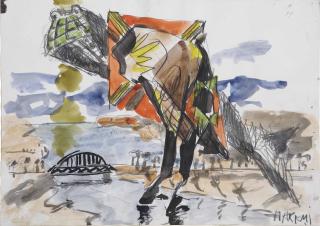 Markus Lüpertz - Harpyie