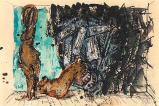 Markus Lüpertz - Jago, Desdemonia und Otello.