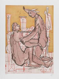 Markus Lüpertz - Liebendes Paar