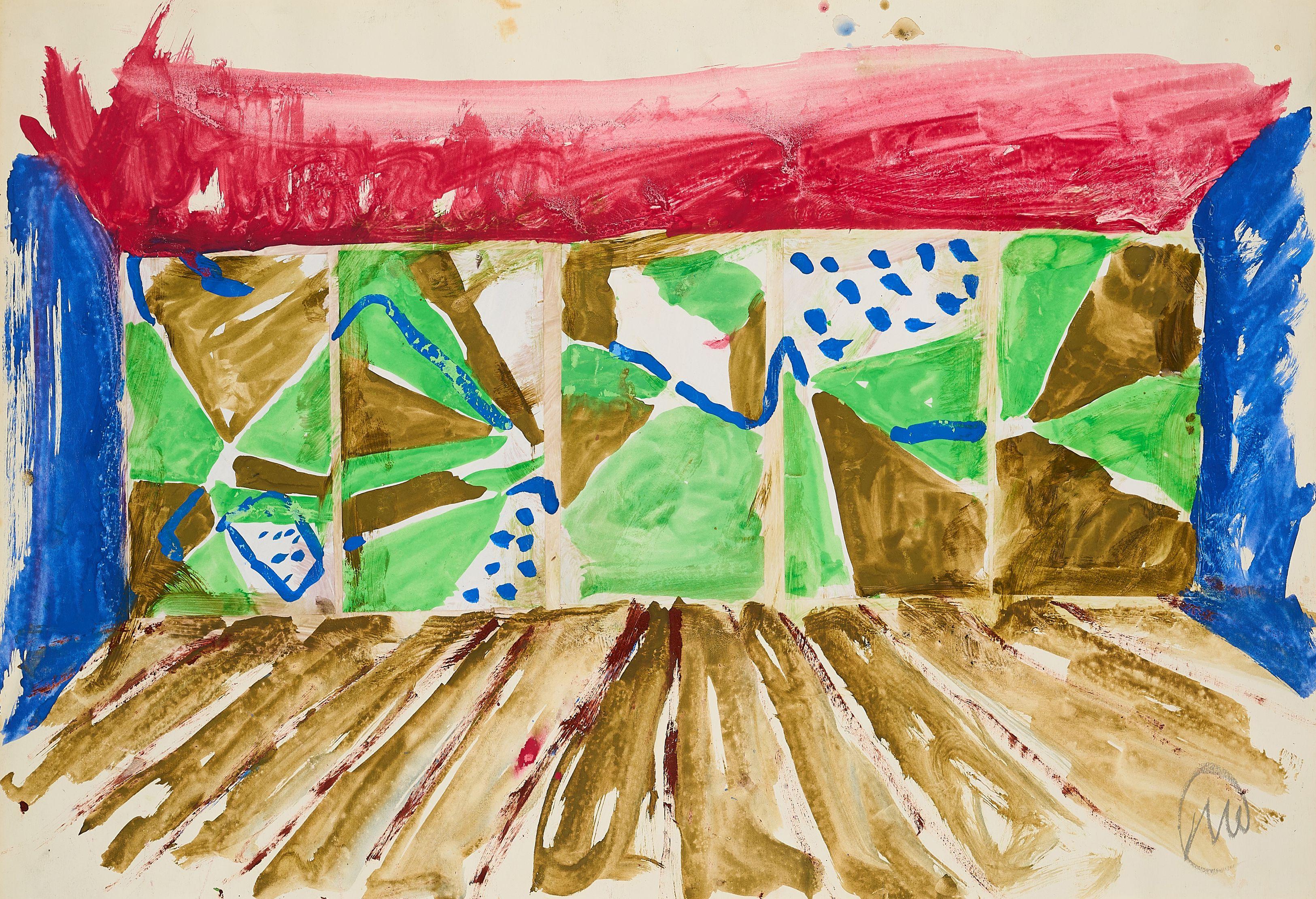 Markus Lüpertz - Ohne Titel (Bühne).