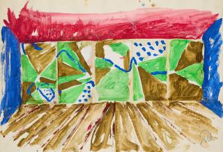 Markus Lüpertz - Ohne Titel (Bühne).