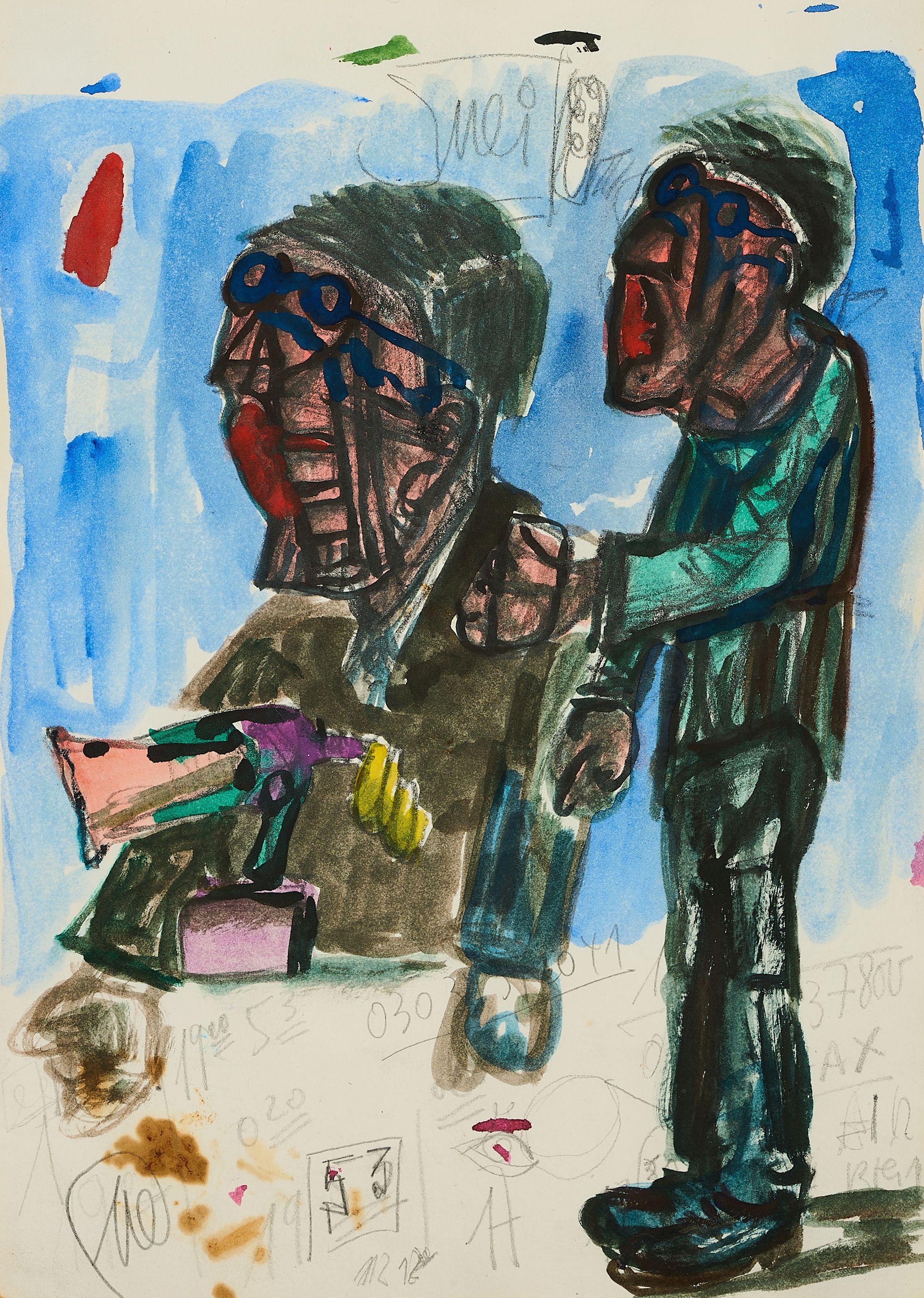 Markus Lüpertz - Ohne Titel.