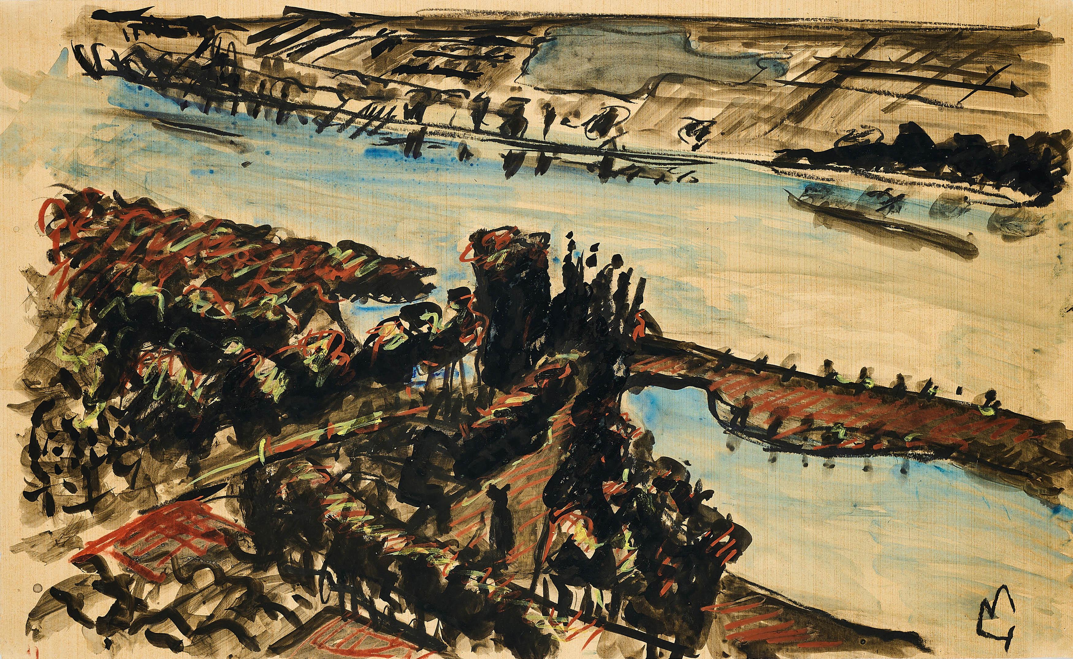 Markus Lüpertz - Ohne Titel.