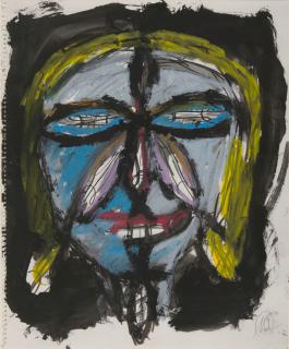 Markus Lüpertz - Ohne Ttel (Kopf).