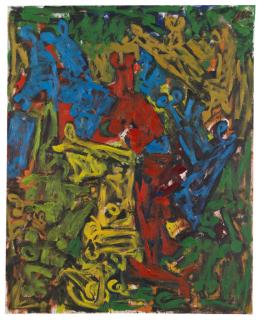 Markus Lüpertz - Roter Tänzer