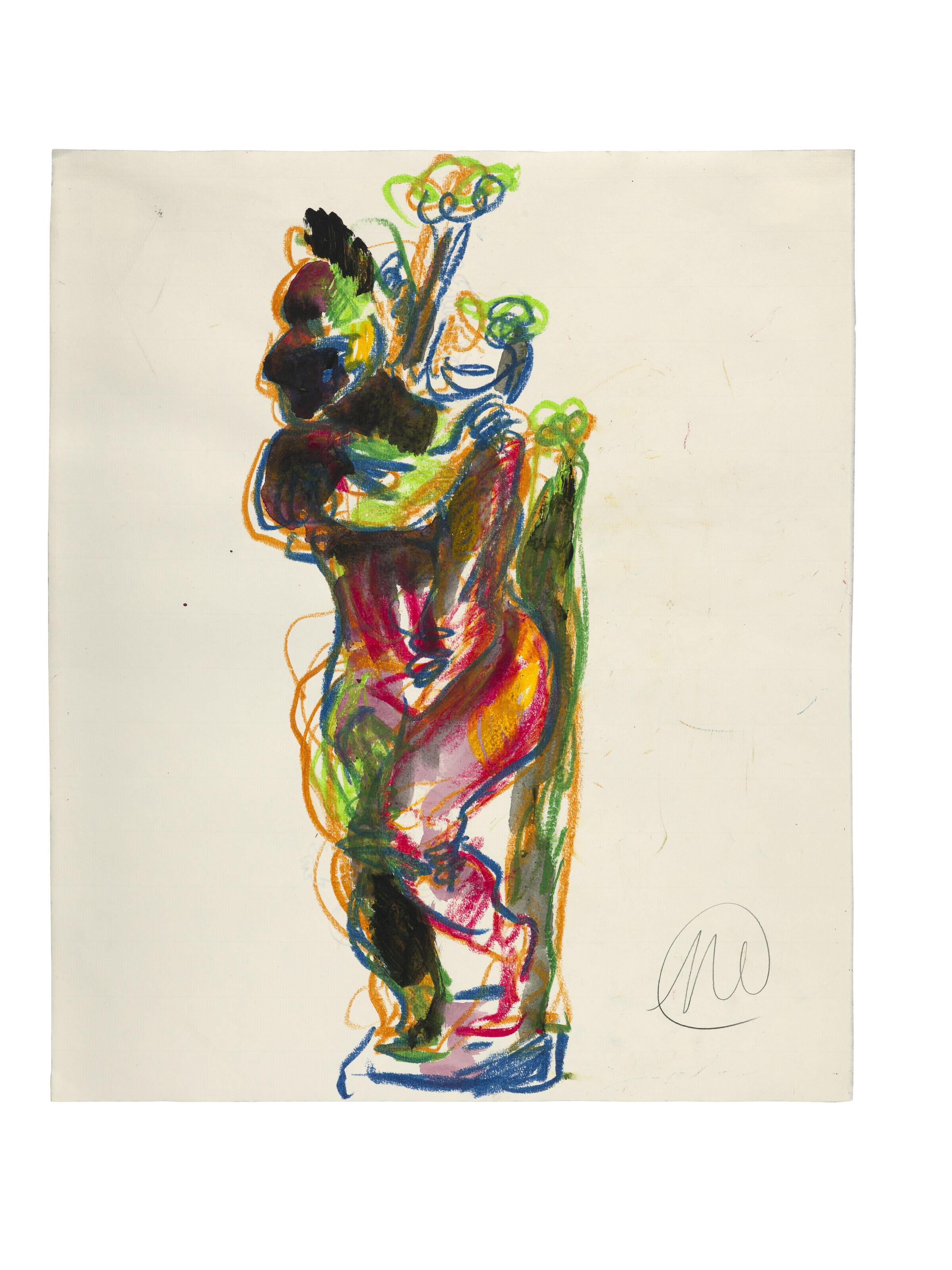 Markus Lüpertz - Sans titre (Daphné)