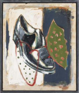 Markus Lüpertz - Schuh N.Y. Fenster