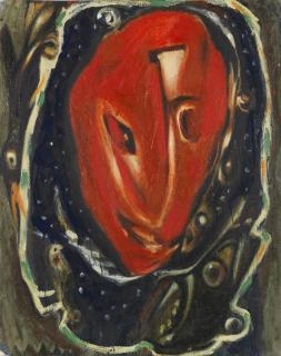 Markus Lüpertz - Selbstportrait \'Ich als Dichter\'