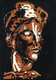 Markus Lüpertz - Zehn Holzschnitte zum Mykenischen Lächeln