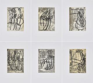 Markus Oehlen - Anglerinnen I bis VI.